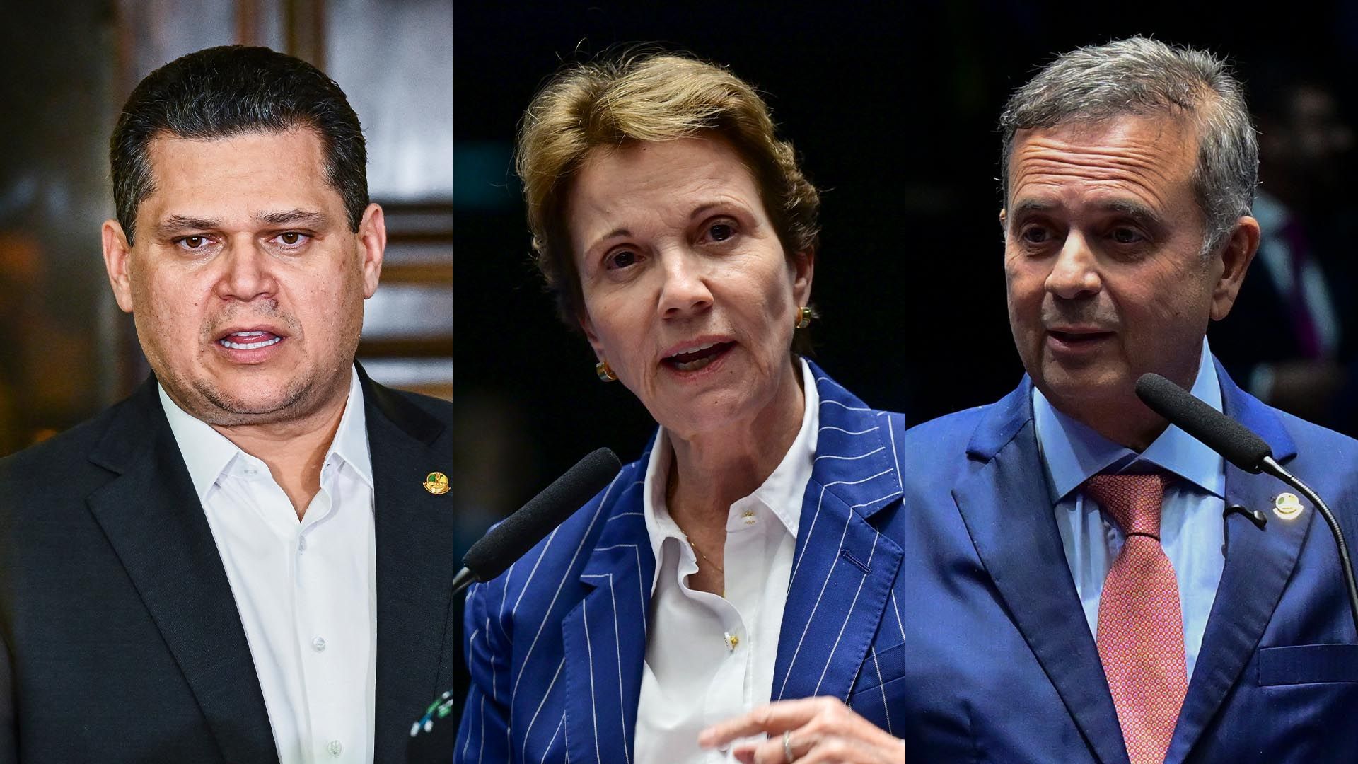 Davi Alcolumbre, Tereza Cristina, Rogerio Marinho