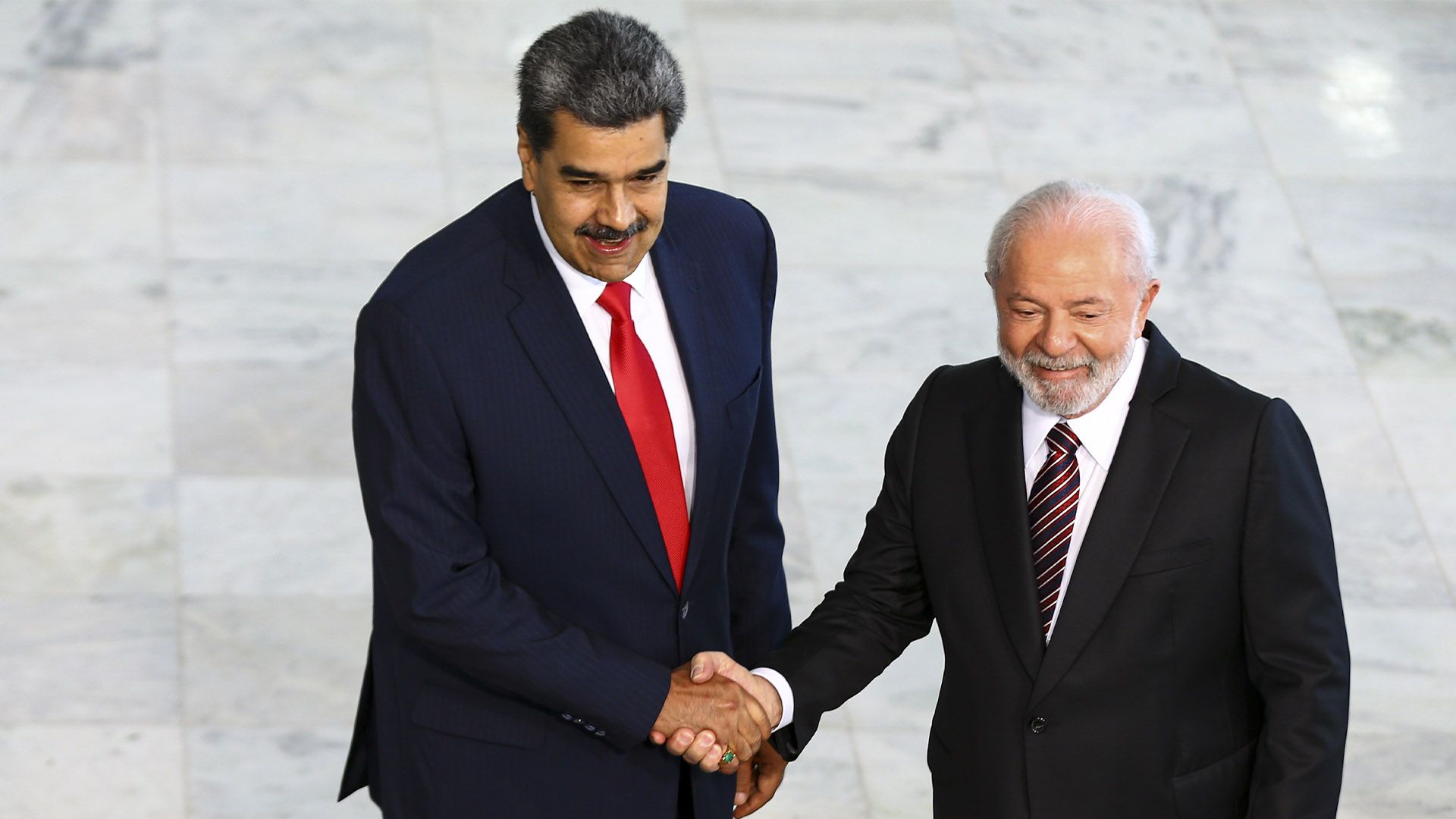 O presidente Luiz Inácio Lula da Silva recebe o presidente da Venezuela, Nicolás Maduro