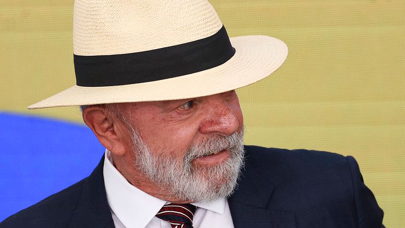 O presidente Luiz Inácio Lula da Silva