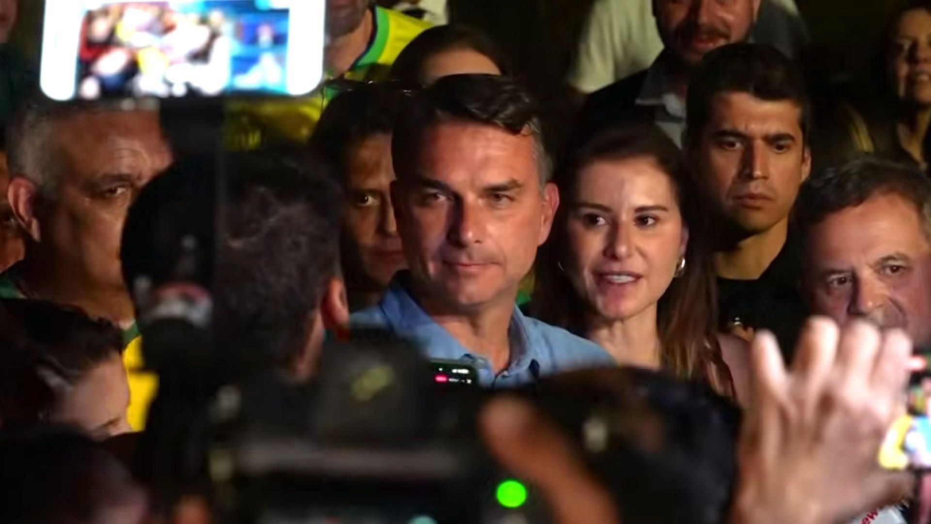 O senador Flávio Bolsonaro