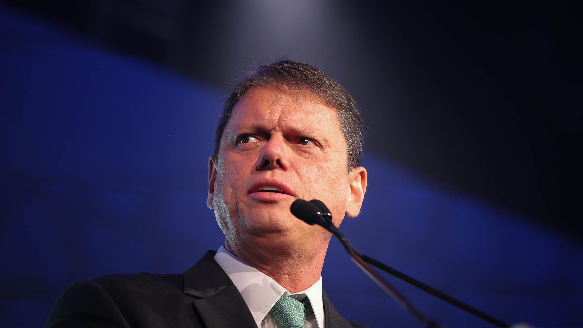 O governo do Estado de São Paulo Tarcísio Gomes de Freitas (Republicanos)