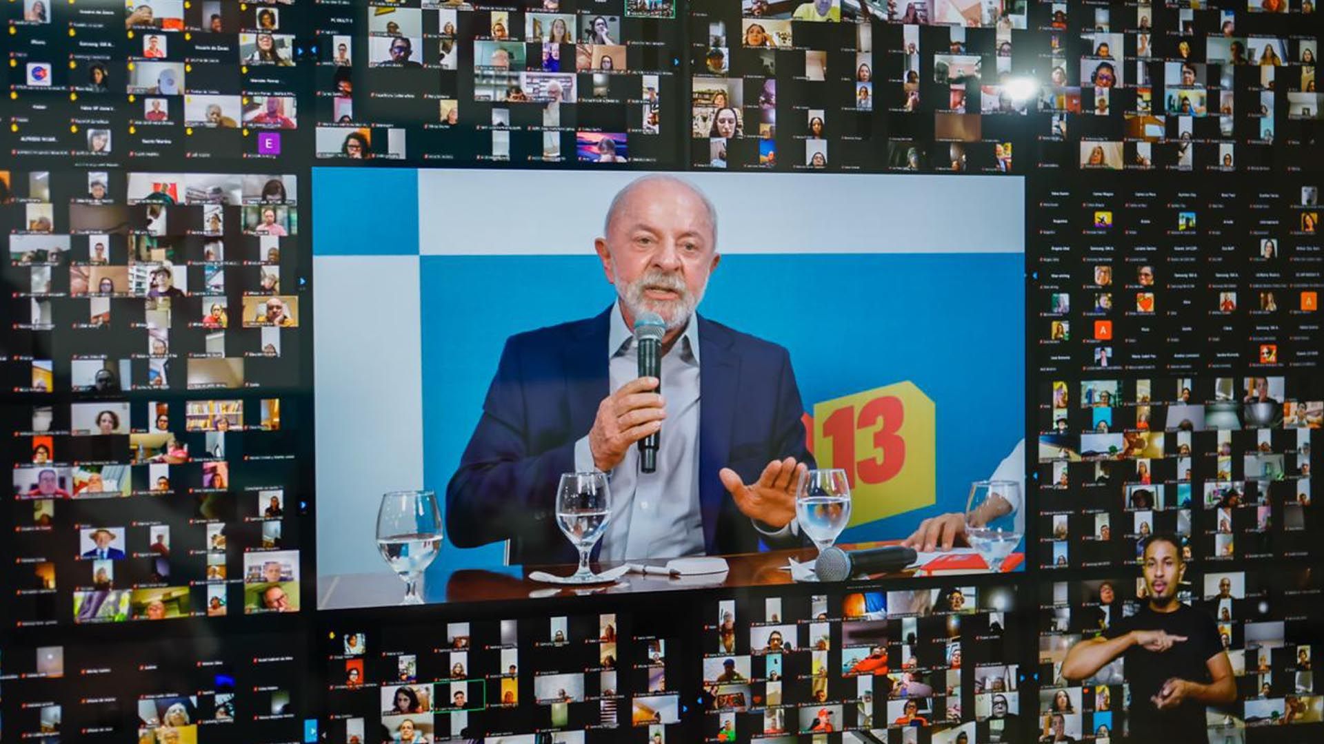 O presidente da República, Luiz Inácio Lula da Silva