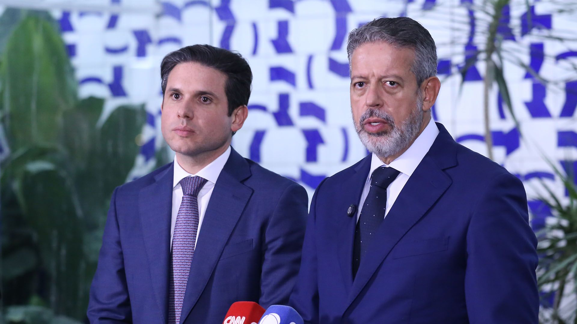 Presidente da Câmara dos Deputados, Hugo Motta e Dep. Arthur Lira