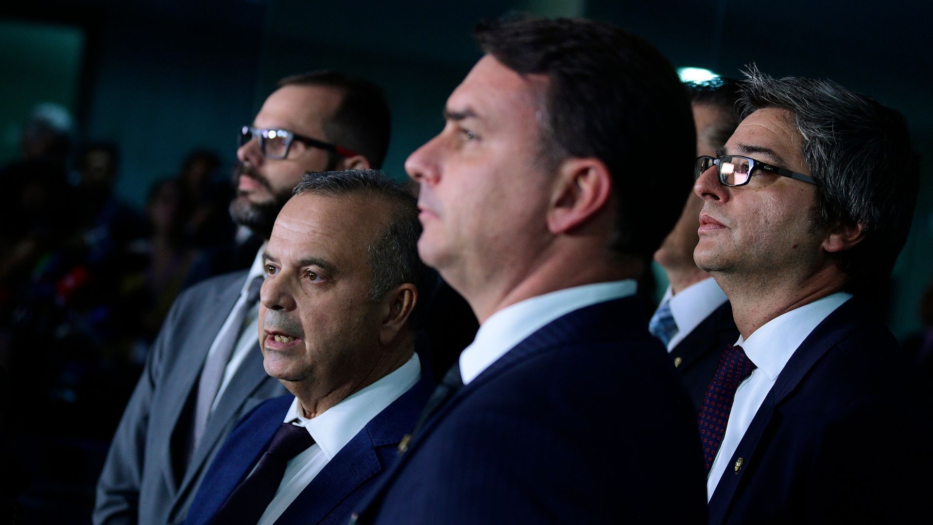 Flávio Bolsonaro, Rogério Marinho, Carlos Portinho, Jorge Seiff