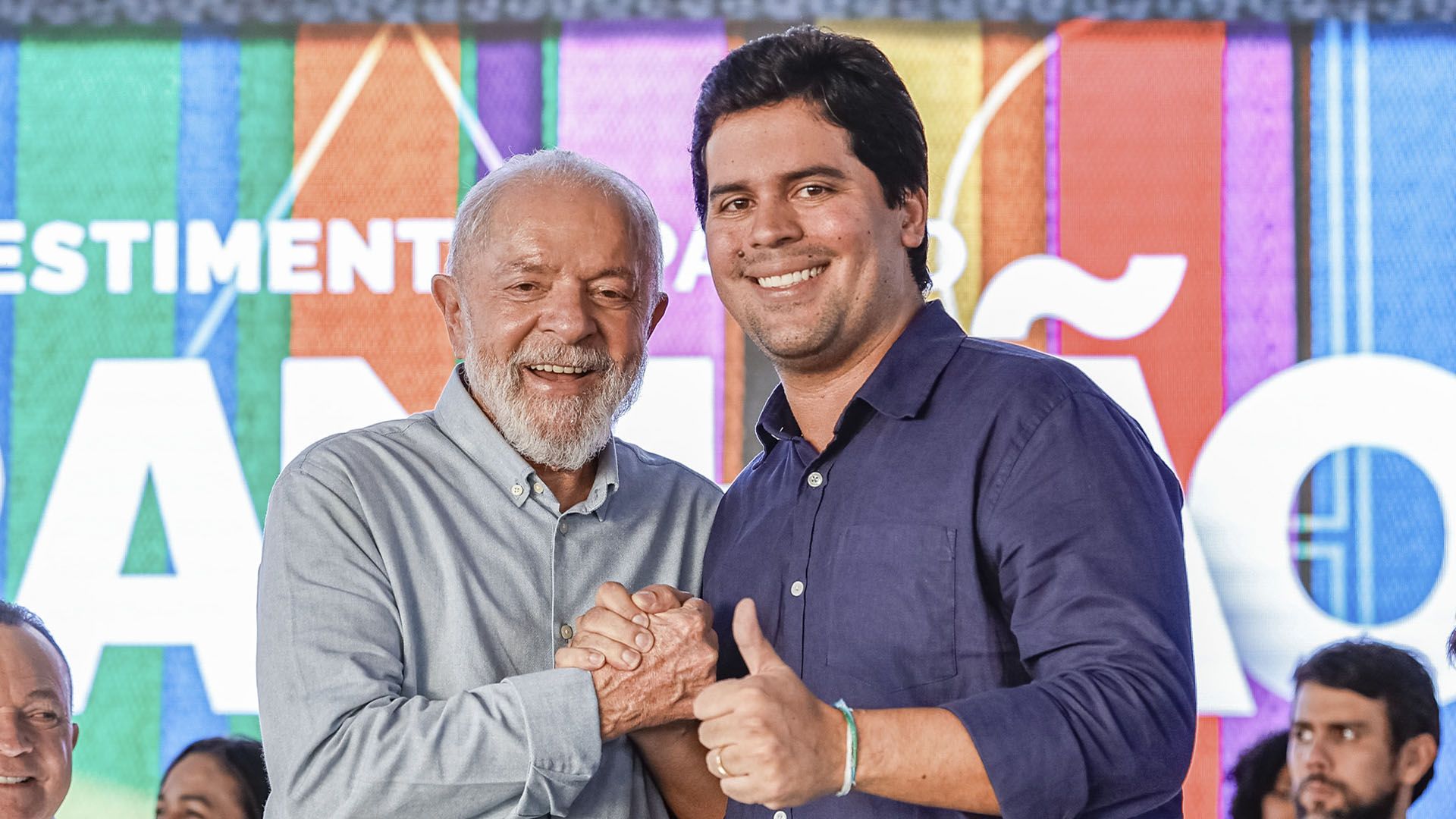 Presidente da República, Luiz Inácio Lula da Silva e o Ministro do Esporte, André Fufuca