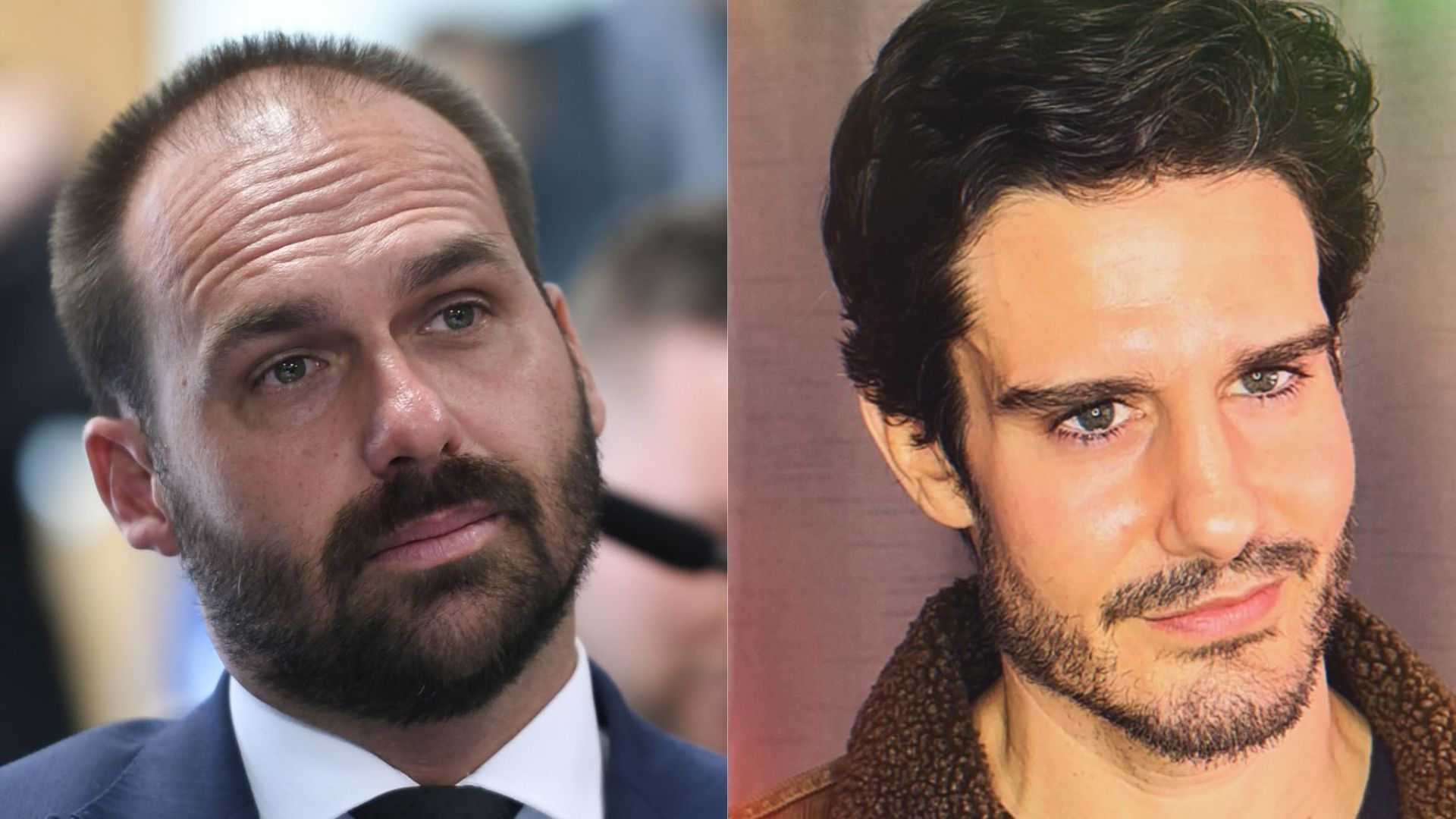 Eduardo Bolsonaro e Eddie finlay