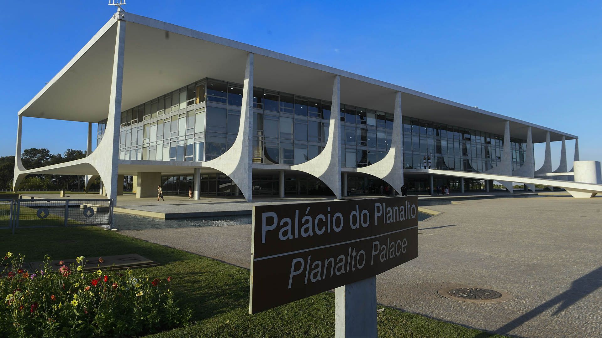 Fachada do Palácio do Planalto.