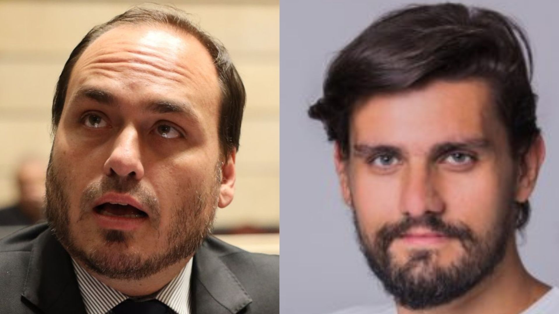 Carlos Bolsonaro e Sergio Barreto