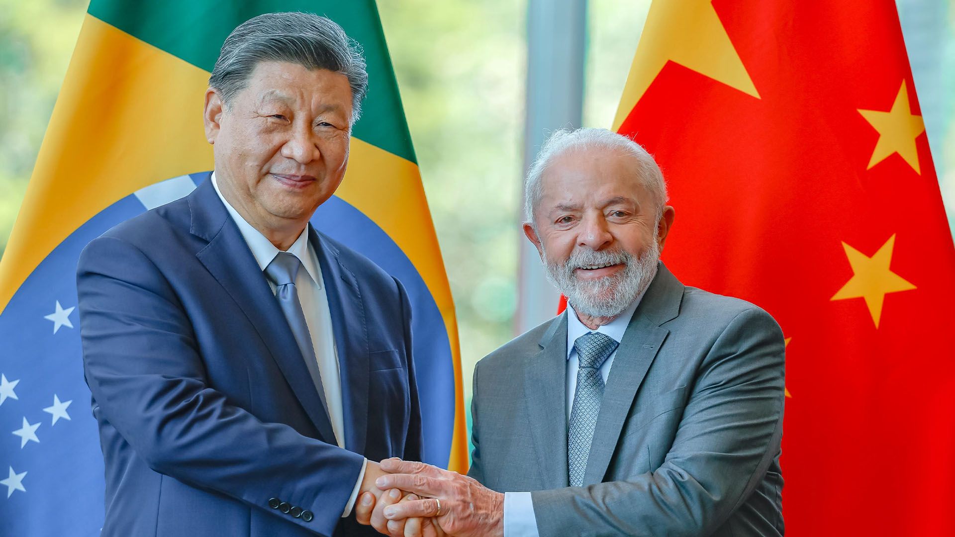 Presidente da República, Luiz Inácio Lula da Silva, com o Presidente da República Popular da China, Xi Jinping