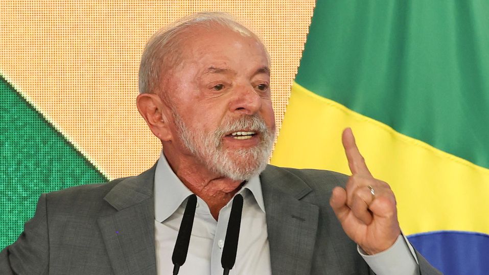 O presidente Luiz Inácio Lula da Silva