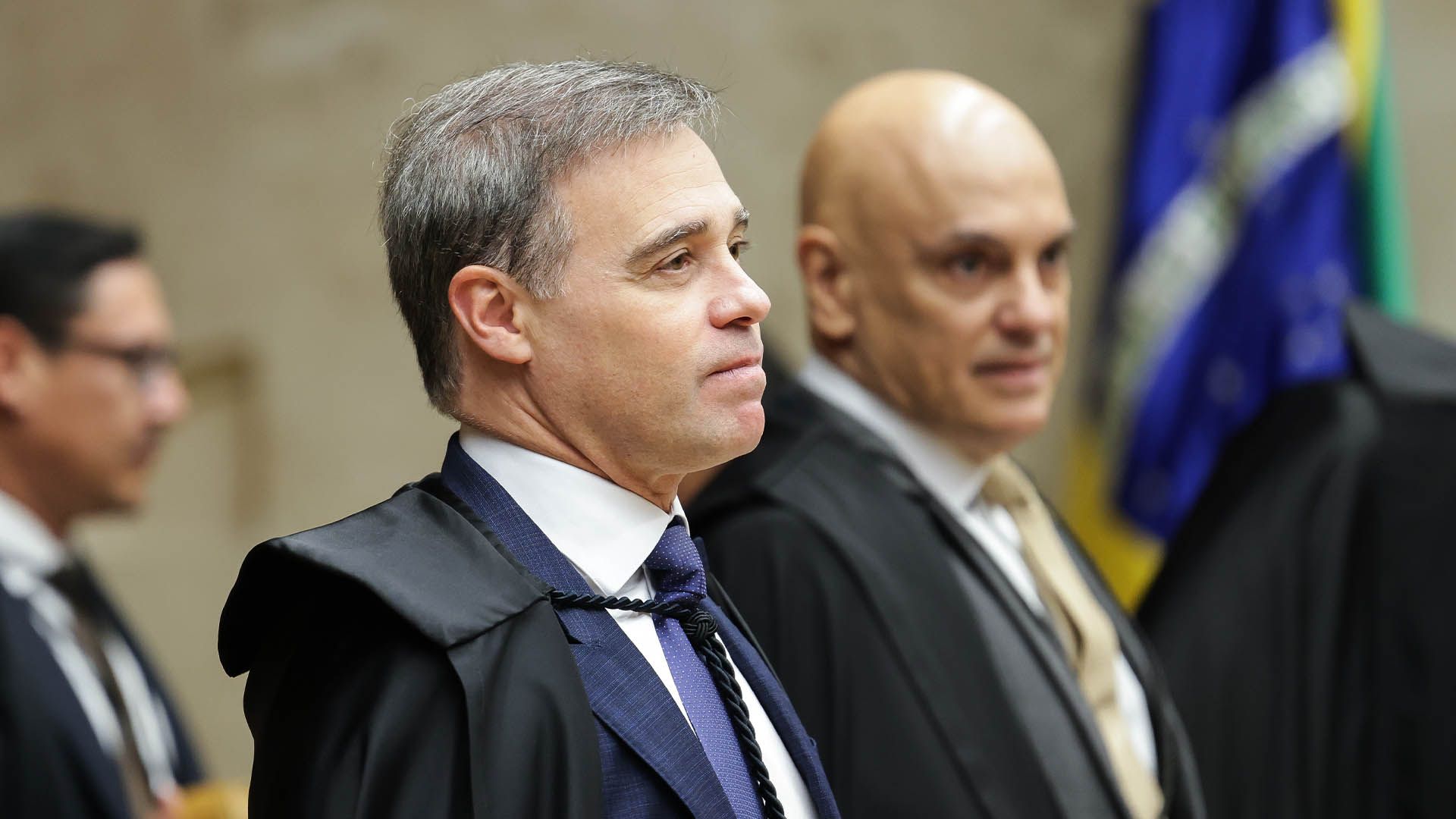 Ministro André Mendonça e o ministro Alexandre de Moraes